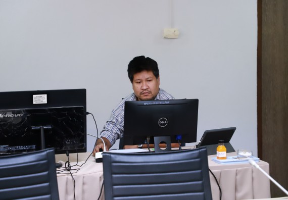 ภาพกิจกรรม  คณะวิทยาศาสตร์และเทคโนโลยี จัดประชุมคณะกรรมการประจำคณะวิทยาศาสตร์และเทคโนโลยี ครั้งที่ 4/2565