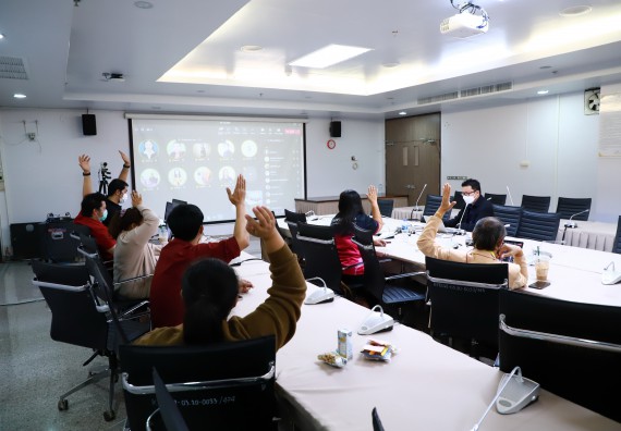 ภาพกิจกรรม  คณะวิทยาศาสตร์และเทคโนโลยี จัดประชุมปรึกษาหารือการสรรหานายกสภามหาวิทยาลัยฯ