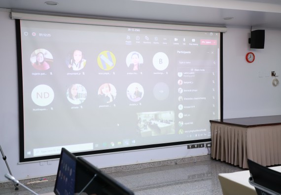 ภาพกิจกรรม  คณะวิทยาศาสตร์และเทคโนโลยี จัดประชุมปรึกษาหารือการสรรหานายกสภามหาวิทยาลัยฯ