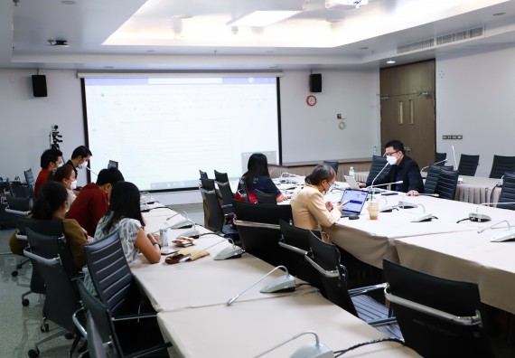 ภาพกิจกรรม  คณะวิทยาศาสตร์และเทคโนโลยี จัดประชุมเพื่อพิจารณาคัดเลือกกรรมการสภาคณาจารย์และข้าราชการ