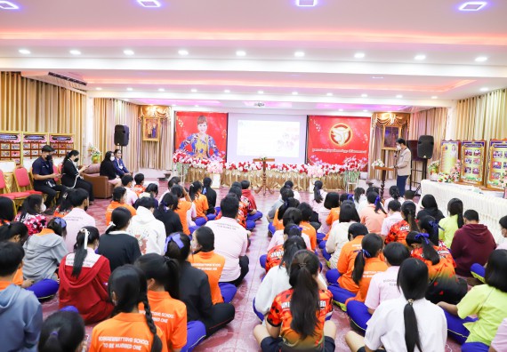 ภาพกิจกรรม  คณะวิทยาศาสตร์และเทคโนโลยี จัดกิจกรรมค่ายวิทยาศาสตร์สัญจร ปีการศึกษา 2565  โรงเรียนบ่อแก้ววิทยา