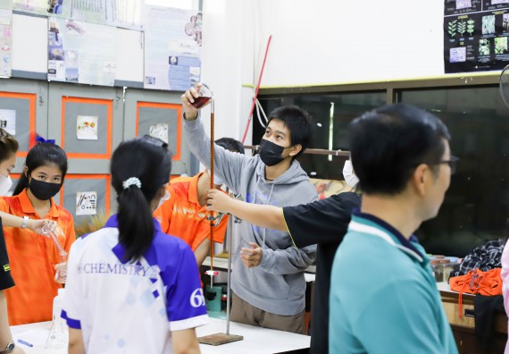 ภาพกิจกรรม  คณะวิทยาศาสตร์และเทคโนโลยี จัดกิจกรรมค่ายวิทยาศาสตร์สัญจร ปีการศึกษา 2565  โรงเรียนบ่อแก้ววิทยา