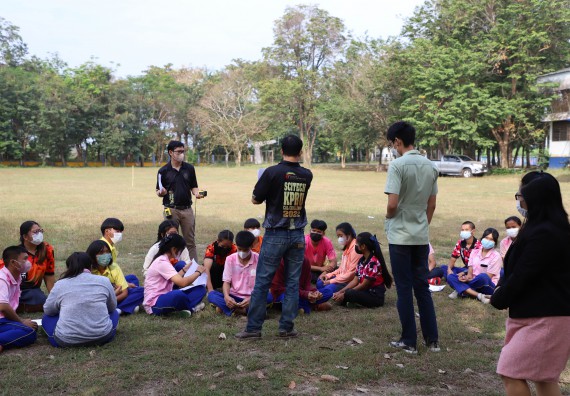 ภาพกิจกรรม  คณะวิทยาศาสตร์และเทคโนโลยี จัดกิจกรรมค่ายวิทยาศาสตร์สัญจร ปีการศึกษา 2565  โรงเรียนบ่อแก้ววิทยา