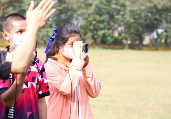 ภาพกิจกรรม  คณะวิทยาศาสตร์และเทคโนโลยี จัดกิจกรรมค่ายวิทยาศาสตร์สัญจร ปีการศึกษา 2565  โรงเรียนบ่อแก้ววิทยา