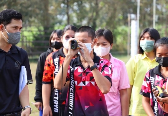 ภาพกิจกรรม  คณะวิทยาศาสตร์และเทคโนโลยี จัดกิจกรรมค่ายวิทยาศาสตร์สัญจร ปีการศึกษา 2565  โรงเรียนบ่อแก้ววิทยา