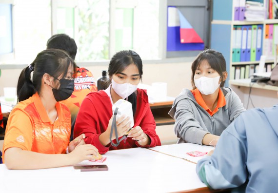 ภาพกิจกรรม  คณะวิทยาศาสตร์และเทคโนโลยี จัดกิจกรรมค่ายวิทยาศาสตร์สัญจร ปีการศึกษา 2565  โรงเรียนบ่อแก้ววิทยา