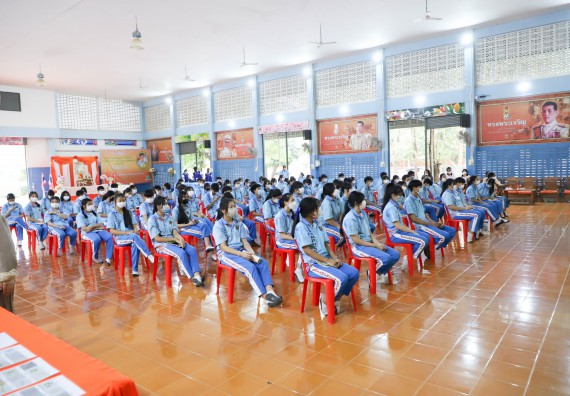 ภาพกิจกรรม  คณะวิทยาศาสตร์และเทคโนโลยี จัดกิจกรรมค่ายวิทยาศาสตร์สัญจร ปีการศึกษา 2565  โรงเรียนโกสัมพีวิทยา