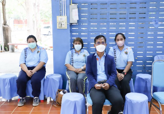 ภาพกิจกรรม  คณะวิทยาศาสตร์และเทคโนโลยี จัดกิจกรรมค่ายวิทยาศาสตร์สัญจร ปีการศึกษา 2565  โรงเรียนโกสัมพีวิทยา