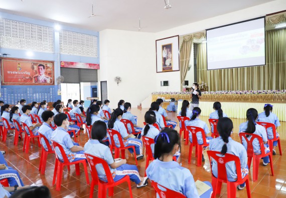 ภาพกิจกรรม  คณะวิทยาศาสตร์และเทคโนโลยี จัดกิจกรรมค่ายวิทยาศาสตร์สัญจร ปีการศึกษา 2565  โรงเรียนโกสัมพีวิทยา