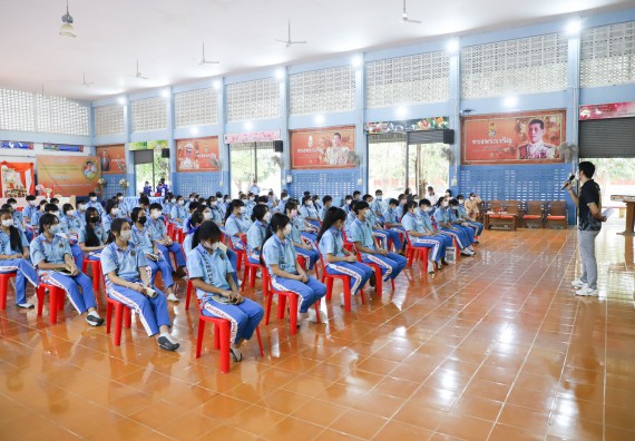 ภาพกิจกรรม  คณะวิทยาศาสตร์และเทคโนโลยี จัดกิจกรรมค่ายวิทยาศาสตร์สัญจร ปีการศึกษา 2565  โรงเรียนโกสัมพีวิทยา