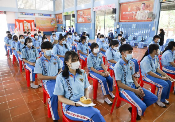 ภาพกิจกรรม  คณะวิทยาศาสตร์และเทคโนโลยี จัดกิจกรรมค่ายวิทยาศาสตร์สัญจร ปีการศึกษา 2565  โรงเรียนโกสัมพีวิทยา