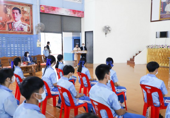 ภาพกิจกรรม  คณะวิทยาศาสตร์และเทคโนโลยี จัดกิจกรรมค่ายวิทยาศาสตร์สัญจร ปีการศึกษา 2565  โรงเรียนโกสัมพีวิทยา