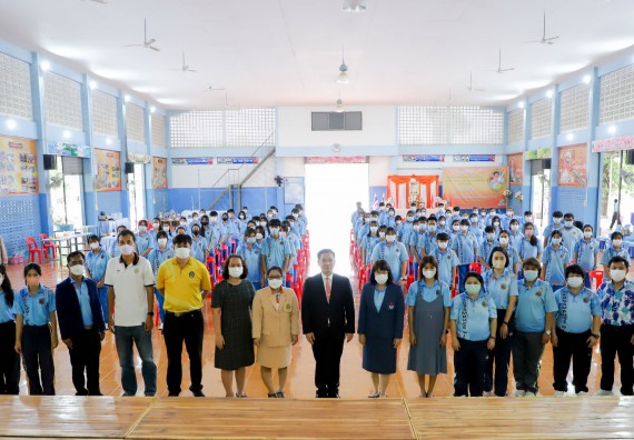 ภาพกิจกรรม  คณะวิทยาศาสตร์และเทคโนโลยี จัดกิจกรรมค่ายวิทยาศาสตร์สัญจร ปีการศึกษา 2565  โรงเรียนโกสัมพีวิทยา