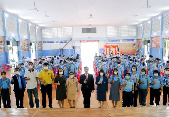 ภาพกิจกรรม  คณะวิทยาศาสตร์และเทคโนโลยี จัดกิจกรรมค่ายวิทยาศาสตร์สัญจร ปีการศึกษา 2565  โรงเรียนโกสัมพีวิทยา