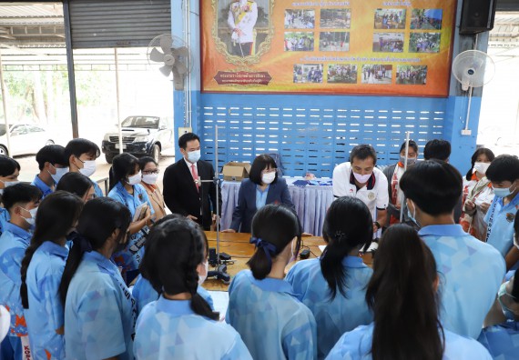 ภาพกิจกรรม  คณะวิทยาศาสตร์และเทคโนโลยี จัดกิจกรรมค่ายวิทยาศาสตร์สัญจร ปีการศึกษา 2565  โรงเรียนโกสัมพีวิทยา