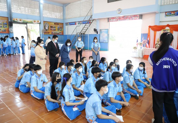 ภาพกิจกรรม  คณะวิทยาศาสตร์และเทคโนโลยี จัดกิจกรรมค่ายวิทยาศาสตร์สัญจร ปีการศึกษา 2565  โรงเรียนโกสัมพีวิทยา