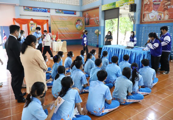 ภาพกิจกรรม  คณะวิทยาศาสตร์และเทคโนโลยี จัดกิจกรรมค่ายวิทยาศาสตร์สัญจร ปีการศึกษา 2565  โรงเรียนโกสัมพีวิทยา