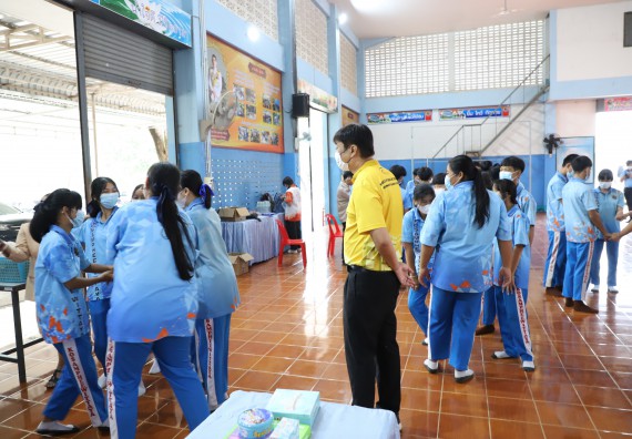 ภาพกิจกรรม  คณะวิทยาศาสตร์และเทคโนโลยี จัดกิจกรรมค่ายวิทยาศาสตร์สัญจร ปีการศึกษา 2565  โรงเรียนโกสัมพีวิทยา