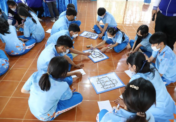 ภาพกิจกรรม  คณะวิทยาศาสตร์และเทคโนโลยี จัดกิจกรรมค่ายวิทยาศาสตร์สัญจร ปีการศึกษา 2565  โรงเรียนโกสัมพีวิทยา