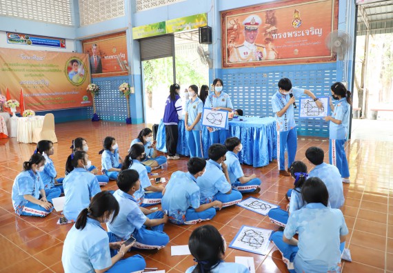 ภาพกิจกรรม  คณะวิทยาศาสตร์และเทคโนโลยี จัดกิจกรรมค่ายวิทยาศาสตร์สัญจร ปีการศึกษา 2565  โรงเรียนโกสัมพีวิทยา