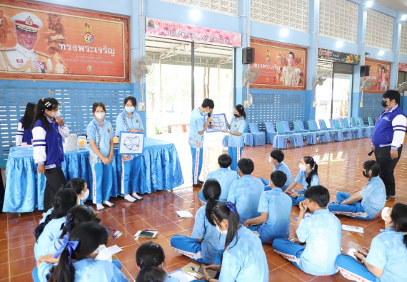 ภาพกิจกรรม  คณะวิทยาศาสตร์และเทคโนโลยี จัดกิจกรรมค่ายวิทยาศาสตร์สัญจร ปีการศึกษา 2565  โรงเรียนโกสัมพีวิทยา