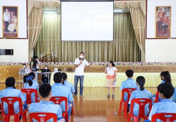 ภาพกิจกรรม  คณะวิทยาศาสตร์และเทคโนโลยี จัดกิจกรรมค่ายวิทยาศาสตร์สัญจร ปีการศึกษา 2565  โรงเรียนโกสัมพีวิทยา