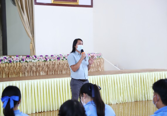 ภาพกิจกรรม  คณะวิทยาศาสตร์และเทคโนโลยี จัดกิจกรรมค่ายวิทยาศาสตร์สัญจร ปีการศึกษา 2565  โรงเรียนโกสัมพีวิทยา