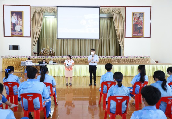 ภาพกิจกรรม  คณะวิทยาศาสตร์และเทคโนโลยี จัดกิจกรรมค่ายวิทยาศาสตร์สัญจร ปีการศึกษา 2565  โรงเรียนโกสัมพีวิทยา