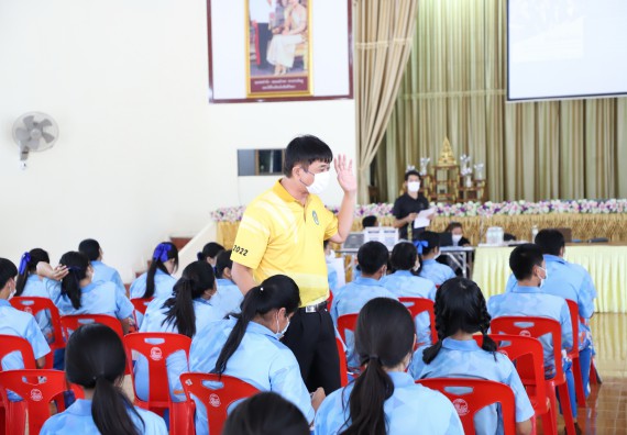 ภาพกิจกรรม  คณะวิทยาศาสตร์และเทคโนโลยี จัดกิจกรรมค่ายวิทยาศาสตร์สัญจร ปีการศึกษา 2565  โรงเรียนโกสัมพีวิทยา