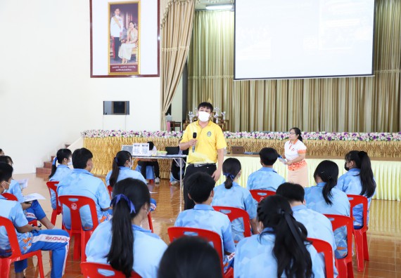 ภาพกิจกรรม  คณะวิทยาศาสตร์และเทคโนโลยี จัดกิจกรรมค่ายวิทยาศาสตร์สัญจร ปีการศึกษา 2565  โรงเรียนโกสัมพีวิทยา