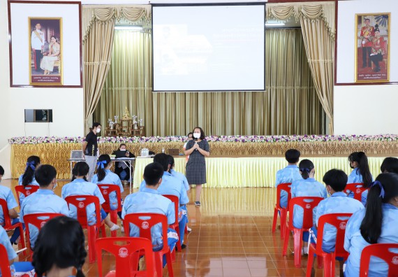 ภาพกิจกรรม  คณะวิทยาศาสตร์และเทคโนโลยี จัดกิจกรรมค่ายวิทยาศาสตร์สัญจร ปีการศึกษา 2565  โรงเรียนโกสัมพีวิทยา