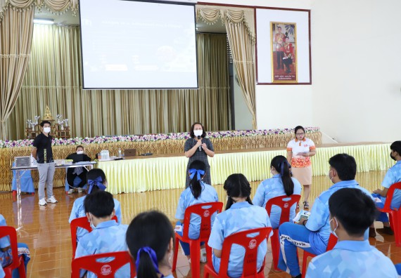ภาพกิจกรรม  คณะวิทยาศาสตร์และเทคโนโลยี จัดกิจกรรมค่ายวิทยาศาสตร์สัญจร ปีการศึกษา 2565  โรงเรียนโกสัมพีวิทยา