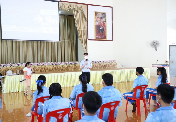 ภาพกิจกรรม  คณะวิทยาศาสตร์และเทคโนโลยี จัดกิจกรรมค่ายวิทยาศาสตร์สัญจร ปีการศึกษา 2565  โรงเรียนโกสัมพีวิทยา