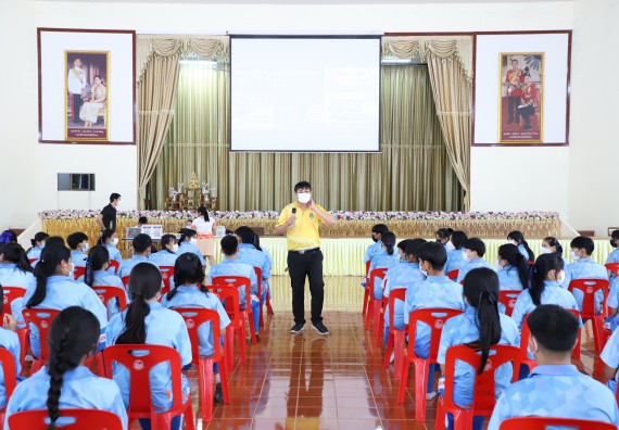 ภาพกิจกรรม  คณะวิทยาศาสตร์และเทคโนโลยี จัดกิจกรรมค่ายวิทยาศาสตร์สัญจร ปีการศึกษา 2565  โรงเรียนโกสัมพีวิทยา