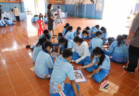 ภาพกิจกรรม  คณะวิทยาศาสตร์และเทคโนโลยี จัดกิจกรรมค่ายวิทยาศาสตร์สัญจร ปีการศึกษา 2565  โรงเรียนโกสัมพีวิทยา