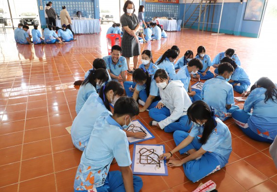 ภาพกิจกรรม  คณะวิทยาศาสตร์และเทคโนโลยี จัดกิจกรรมค่ายวิทยาศาสตร์สัญจร ปีการศึกษา 2565  โรงเรียนโกสัมพีวิทยา