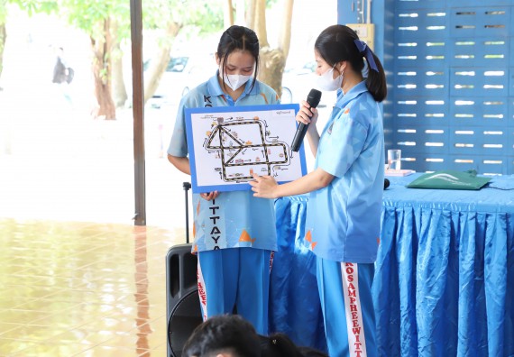 ภาพกิจกรรม  คณะวิทยาศาสตร์และเทคโนโลยี จัดกิจกรรมค่ายวิทยาศาสตร์สัญจร ปีการศึกษา 2565  โรงเรียนโกสัมพีวิทยา