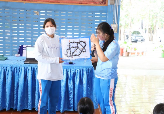 ภาพกิจกรรม  คณะวิทยาศาสตร์และเทคโนโลยี จัดกิจกรรมค่ายวิทยาศาสตร์สัญจร ปีการศึกษา 2565  โรงเรียนโกสัมพีวิทยา