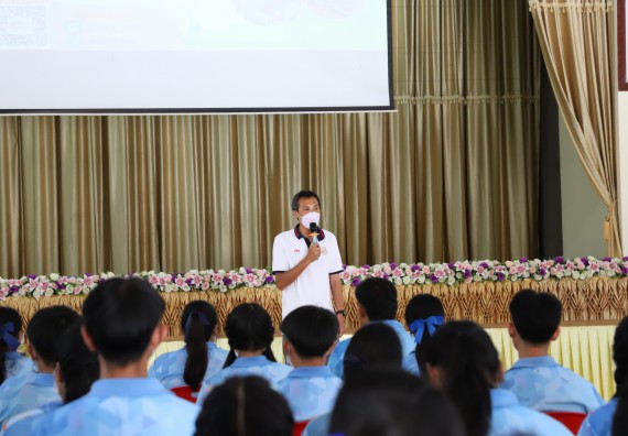 ภาพกิจกรรม  คณะวิทยาศาสตร์และเทคโนโลยี จัดกิจกรรมค่ายวิทยาศาสตร์สัญจร ปีการศึกษา 2565  โรงเรียนโกสัมพีวิทยา