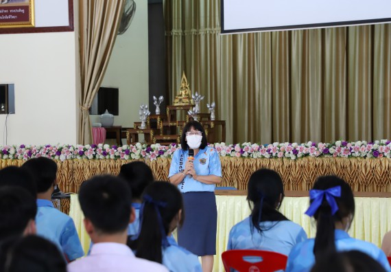 ภาพกิจกรรม  คณะวิทยาศาสตร์และเทคโนโลยี จัดกิจกรรมค่ายวิทยาศาสตร์สัญจร ปีการศึกษา 2565  โรงเรียนโกสัมพีวิทยา