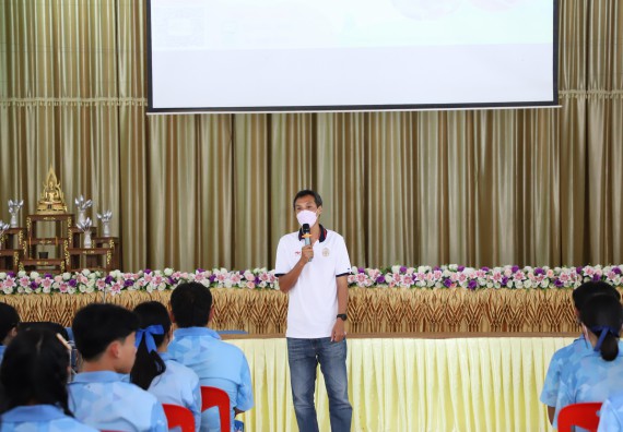 ภาพกิจกรรม  คณะวิทยาศาสตร์และเทคโนโลยี จัดกิจกรรมค่ายวิทยาศาสตร์สัญจร ปีการศึกษา 2565  โรงเรียนโกสัมพีวิทยา