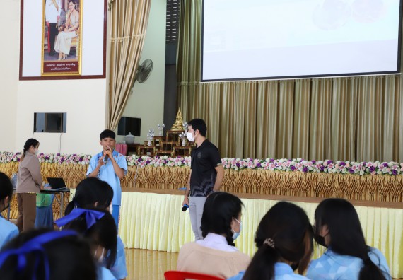 ภาพกิจกรรม  คณะวิทยาศาสตร์และเทคโนโลยี จัดกิจกรรมค่ายวิทยาศาสตร์สัญจร ปีการศึกษา 2565  โรงเรียนโกสัมพีวิทยา