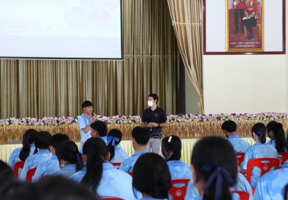 ภาพกิจกรรม  คณะวิทยาศาสตร์และเทคโนโลยี จัดกิจกรรมค่ายวิทยาศาสตร์สัญจร ปีการศึกษา 2565  โรงเรียนโกสัมพีวิทยา