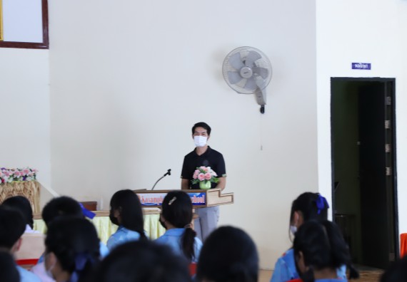 ภาพกิจกรรม  คณะวิทยาศาสตร์และเทคโนโลยี จัดกิจกรรมค่ายวิทยาศาสตร์สัญจร ปีการศึกษา 2565  โรงเรียนโกสัมพีวิทยา