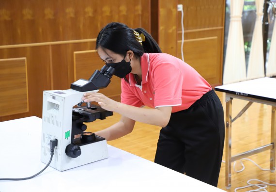 ภาพกิจกรรม   คณะวิทยาศาสตร์และเทคโนโลยี จัดกิจกรรมค่ายวิทยาศาสตร์สัญจร ปีการศึกษา 2565  โรงเรียนวชิรปราการวิทยาคม