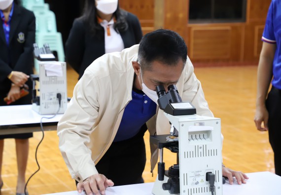 ภาพกิจกรรม   คณะวิทยาศาสตร์และเทคโนโลยี จัดกิจกรรมค่ายวิทยาศาสตร์สัญจร ปีการศึกษา 2565  โรงเรียนวชิรปราการวิทยาคม