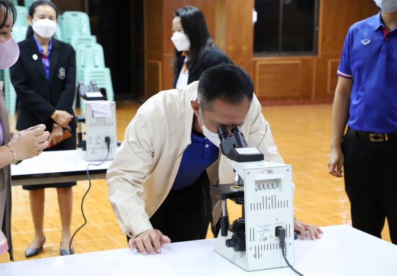 ภาพกิจกรรม   คณะวิทยาศาสตร์และเทคโนโลยี จัดกิจกรรมค่ายวิทยาศาสตร์สัญจร ปีการศึกษา 2565  โรงเรียนวชิรปราการวิทยาคม