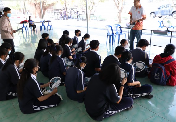 ภาพกิจกรรม   คณะวิทยาศาสตร์และเทคโนโลยี จัดกิจกรรมค่ายวิทยาศาสตร์สัญจร ปีการศึกษา 2565  โรงเรียนวชิรปราการวิทยาคม