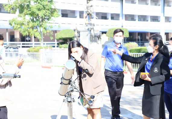 ภาพกิจกรรม   คณะวิทยาศาสตร์และเทคโนโลยี จัดกิจกรรมค่ายวิทยาศาสตร์สัญจร ปีการศึกษา 2565  โรงเรียนวชิรปราการวิทยาคม