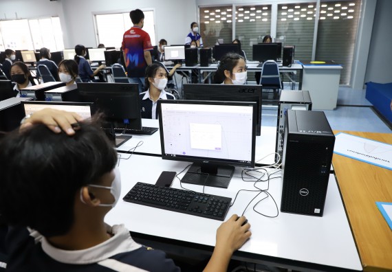 ภาพกิจกรรม   คณะวิทยาศาสตร์และเทคโนโลยี จัดกิจกรรมค่ายวิทยาศาสตร์สัญจร ปีการศึกษา 2565  โรงเรียนวชิรปราการวิทยาคม